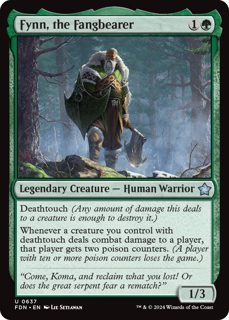 Fynn, the Fangbearer [637] [Foundations] [Non-Foil]
