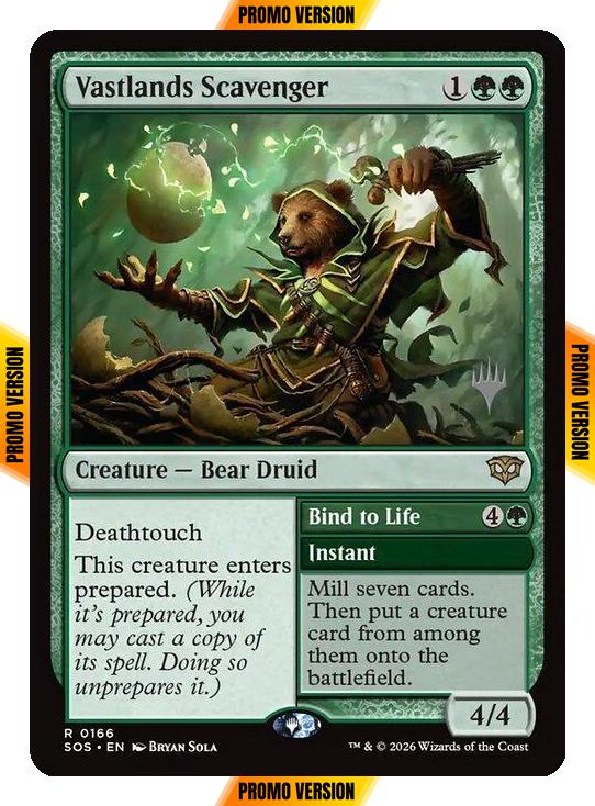 Vastlands Scavenger [166p] [Promo Pack] [Secrets of Strixhaven Promos] [Non-Foil]