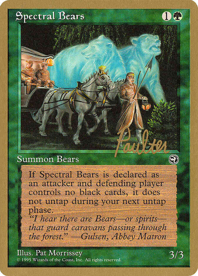 Spectral Bears [pp98] [Preston Poulter] [Pro Tour Collector Set] [Non-Foil]