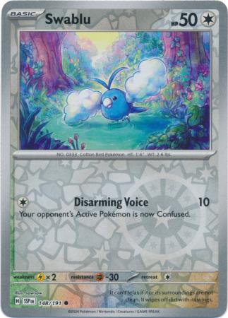 Swablu - 148/191 - Common [sv08-148] [Reverse Holo]