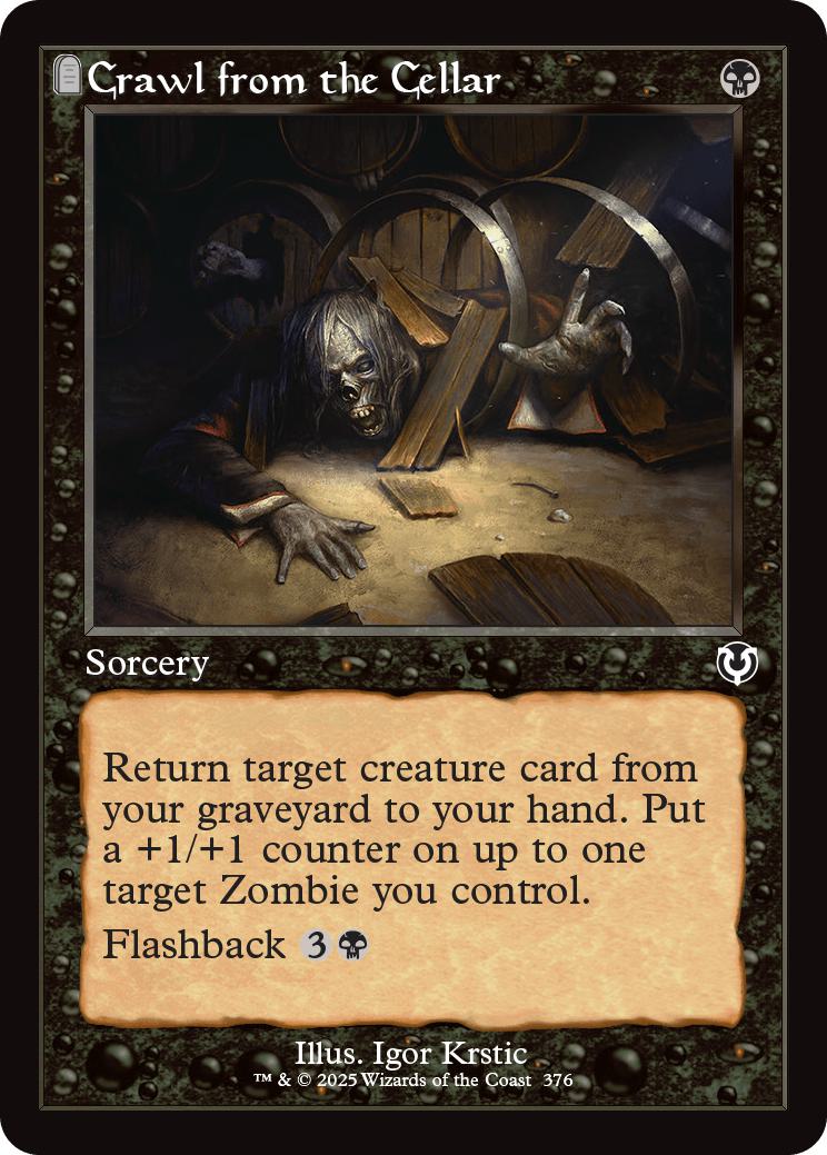 Crawl from the Cellar [376] [Retro Frame] [Innistrad Remastered] [Non-Foil]