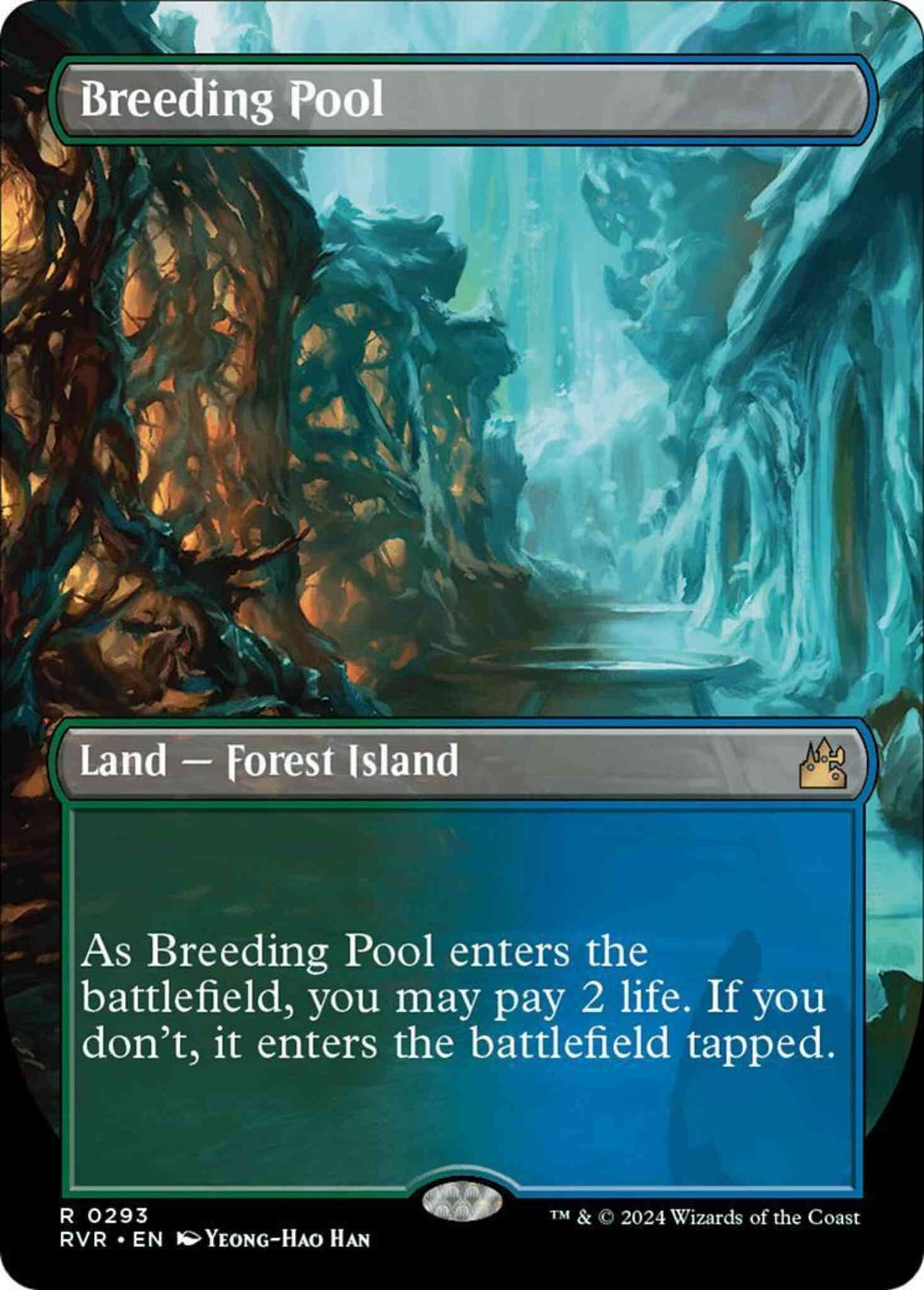 Breeding Pool [293] [Borderless] [Ravnica Remastered] [Non-Foil]
