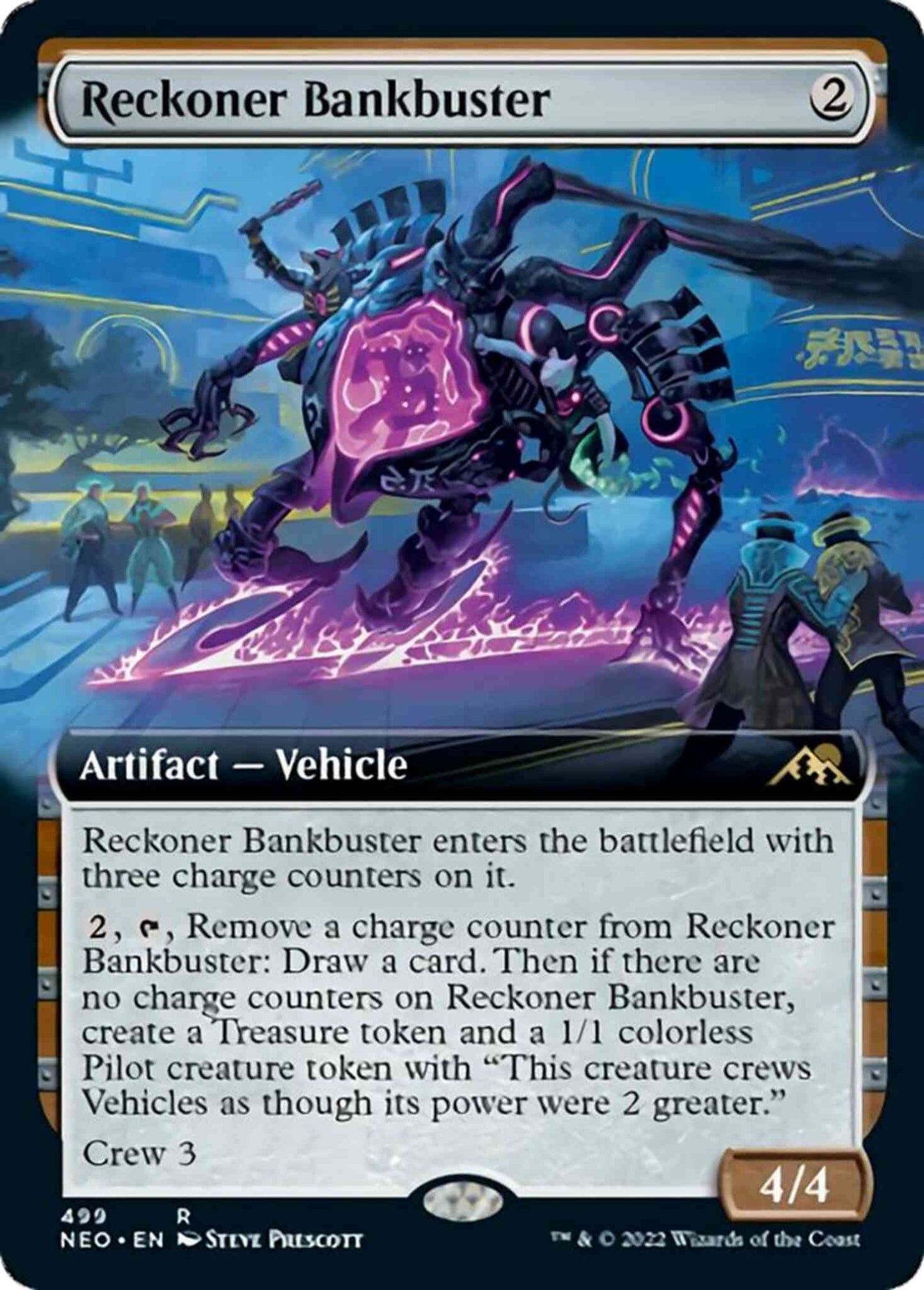 Reckoner Bankbuster [499] [Extended Art] [Kamigawa: Neon Dynasty] [Non-Foil]