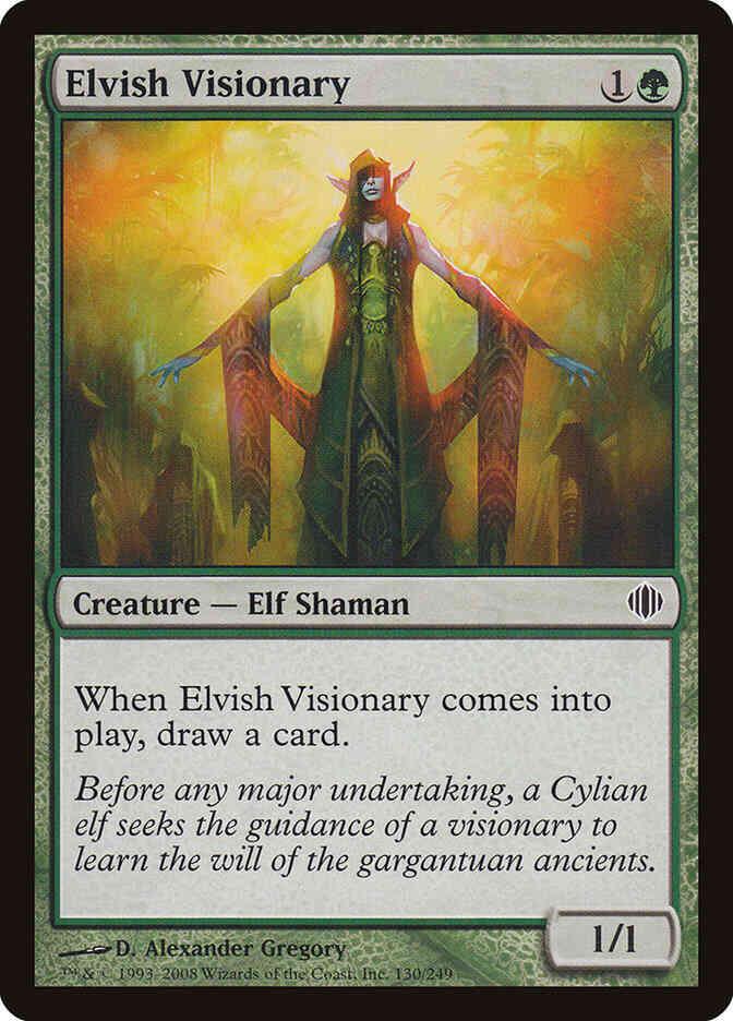 Elvish Visionary [130] [Shards Of Alara] [Non-Foil]
