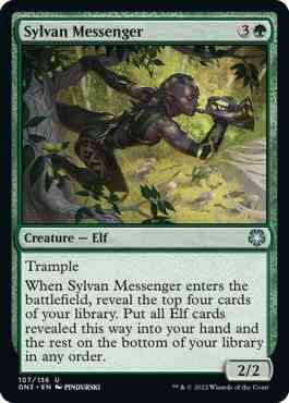 Sylvan Messenger [107] [Game Night: Free-for-All] [Non-Foil]