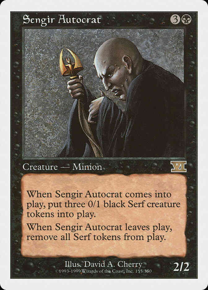 Sengir Autocrat [155] [Classic Sixth Edition] [Non-Foil]