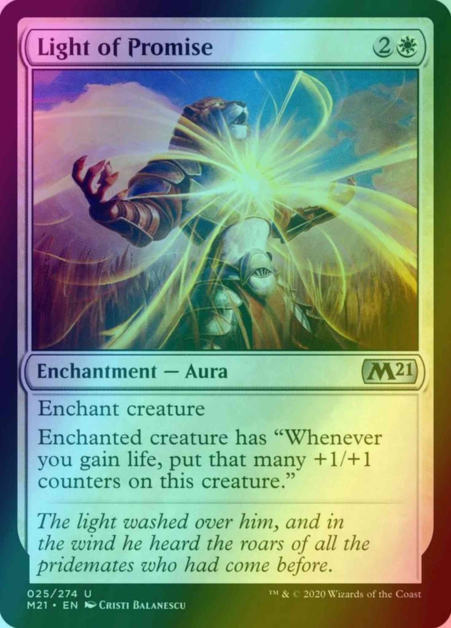 Light of Promise [25] [Core Set 2021] [Foil]