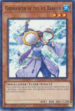 Geomancer of the Ice Barrier - HAC1-EN036 - Duel Terminal Normal Parallel Rare - 1st Edition