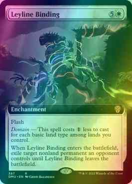 Leyline Binding [387] [Extended Art] [Dominaria United] [Foil]