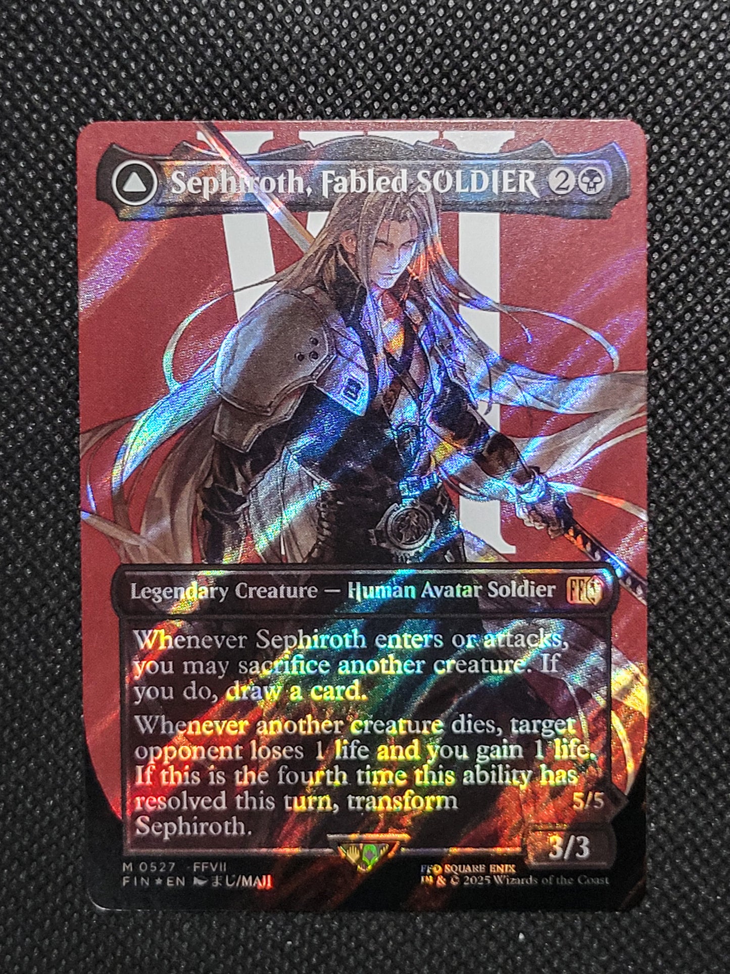 Sephiroth, Fabled SOLDIER // Sephiroth, One-Winged Angel — Borderless|Character|Surge Foil — ID 16954