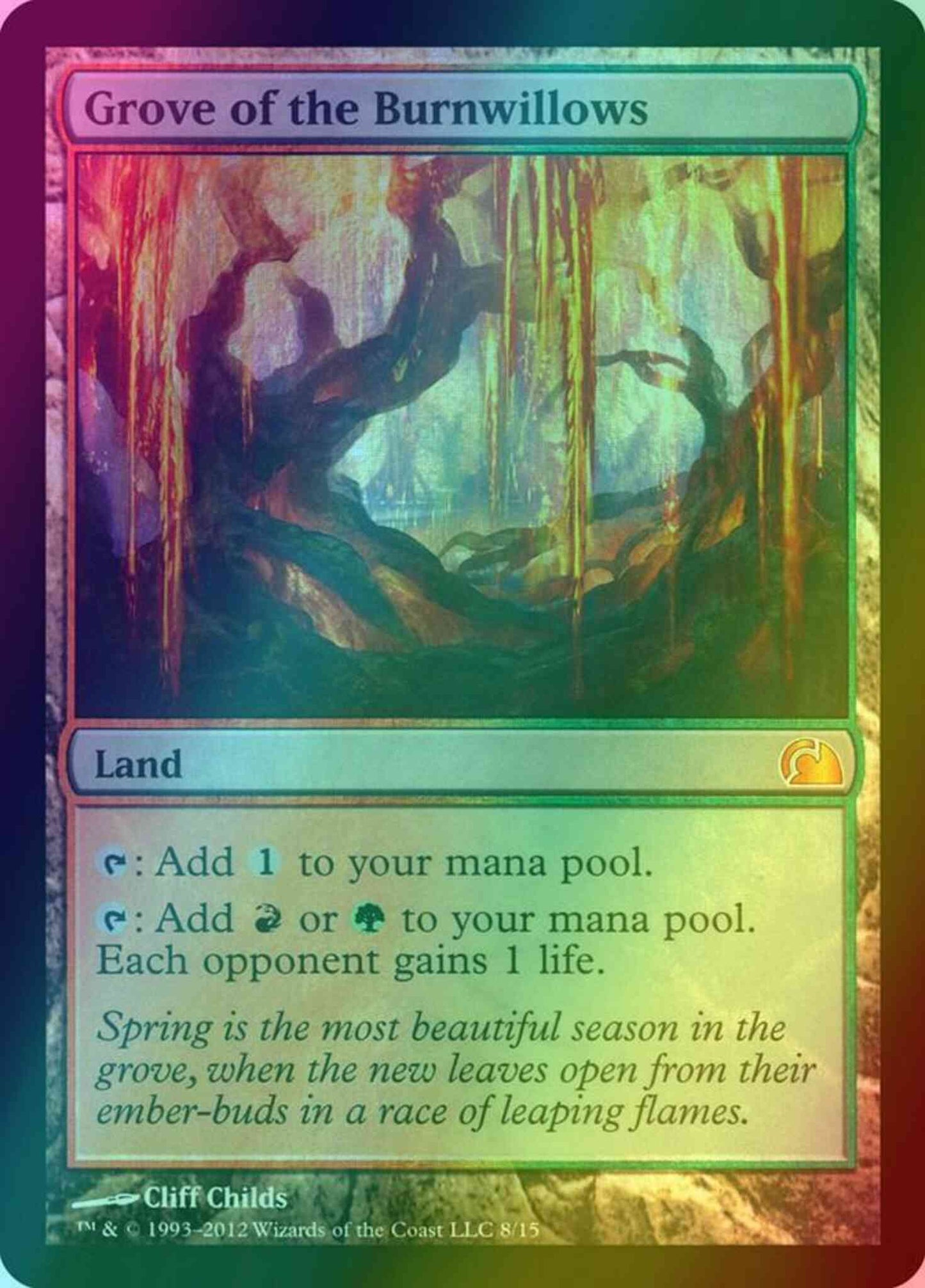 Grove of the Burnwillows [8] [From the Vault: Realms] [Foil]