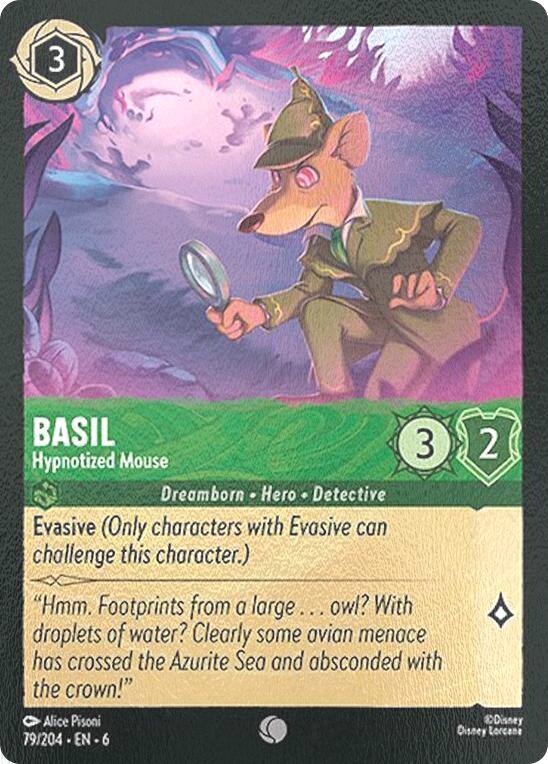 Basil - Hypnotized Mouse - 79/204 [Azurite Sea] [Cold Foil]
