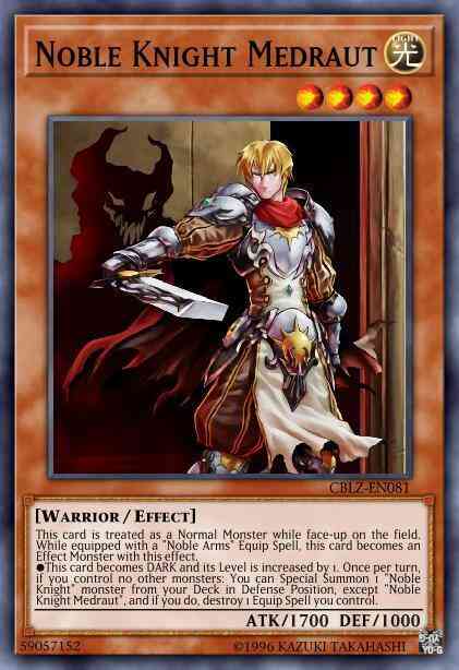 Noble Knight Medraut - BLRR-EN071 - Ultra Rare - 1st Edition