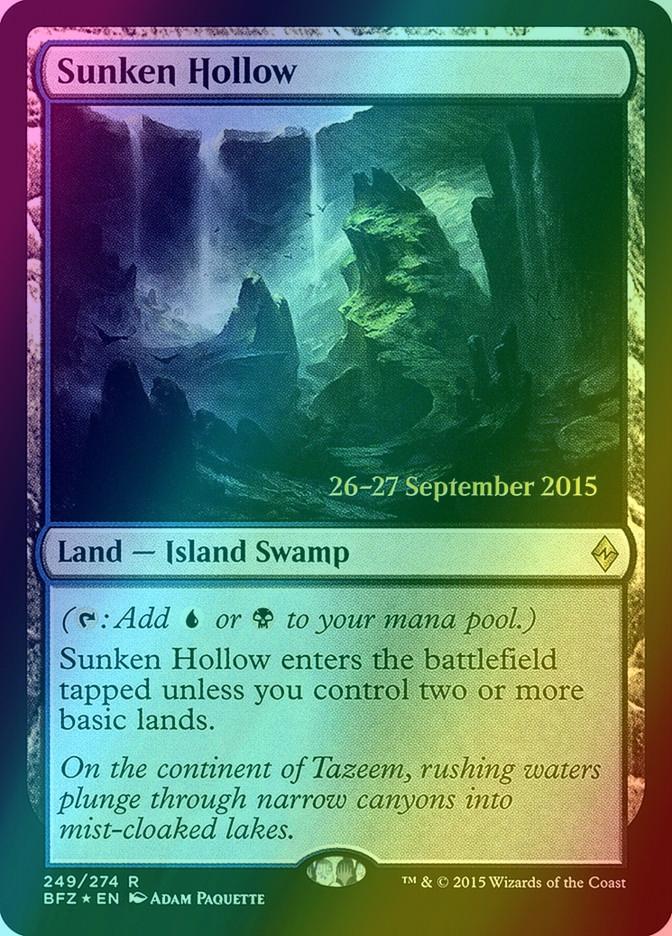 Sunken Hollow [249s] [Battle for Zendikar Promos] [Foil]