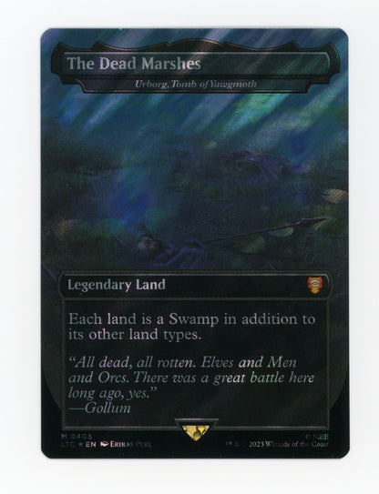The Dead Marshes - Urborg, Tomb of Yawgmoth — Borderless|Realms and Relics|Surge Foil — ID 17961