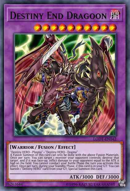 Destiny End Dragoon - LODT-EN042 - Ultra Rare - Unlimited