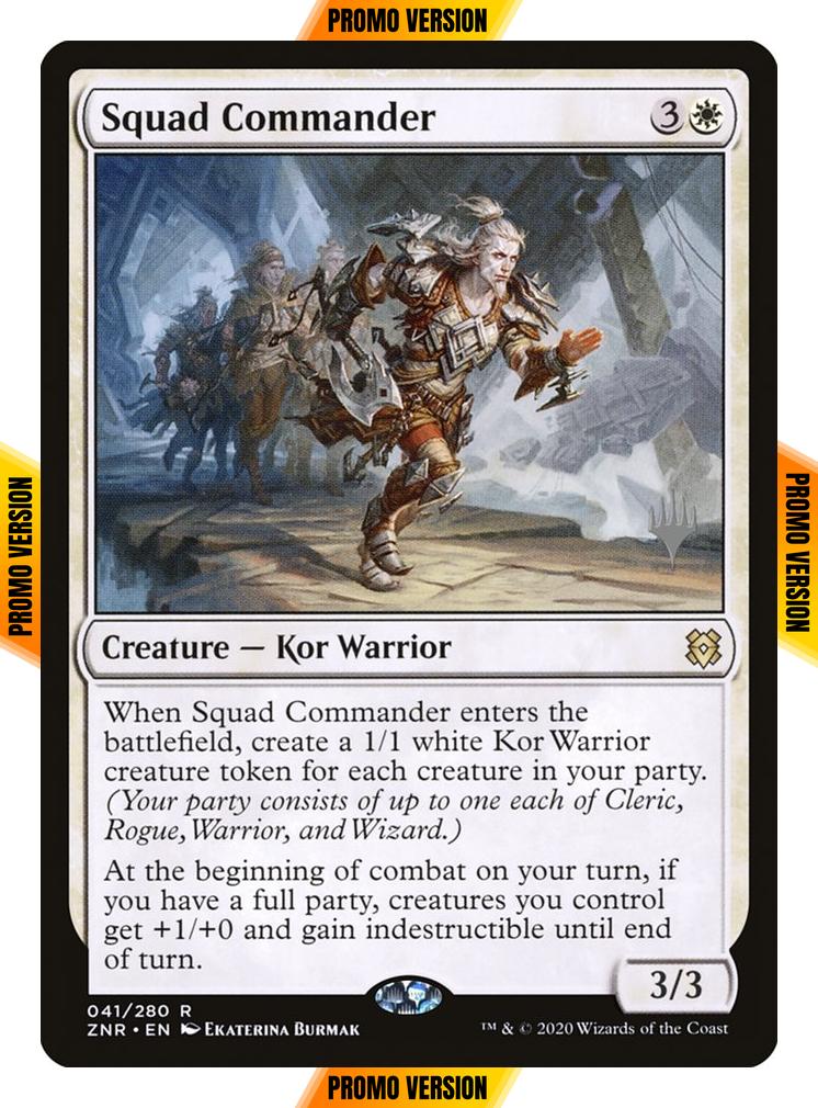 Squad Commander [Promo Pack] [41p] [Zendikar Rising Promos] [Non-Foil]