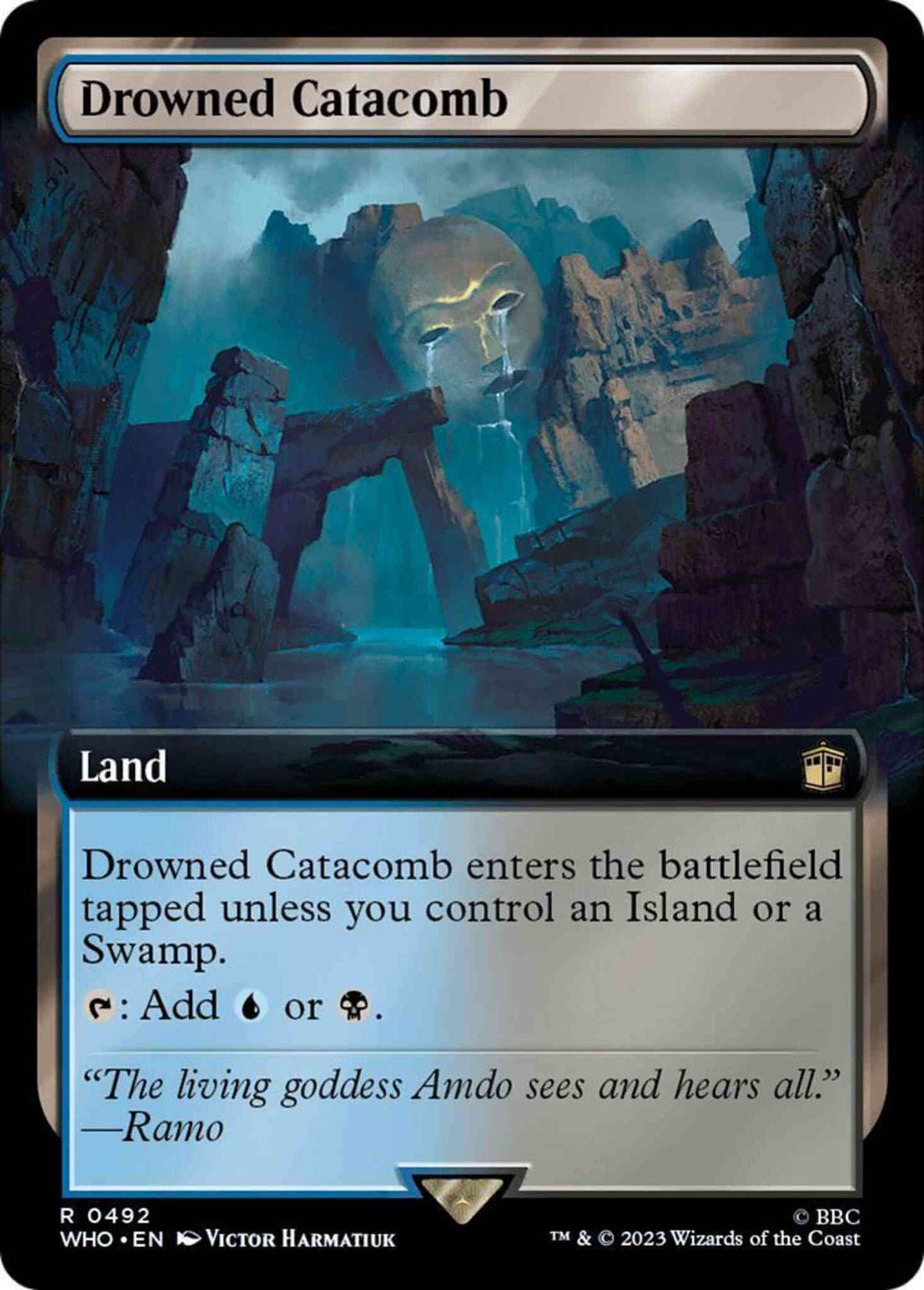 Drowned Catacomb [492] [Extended Art] [Universes Beyond: Doctor Who] [Non-Foil]