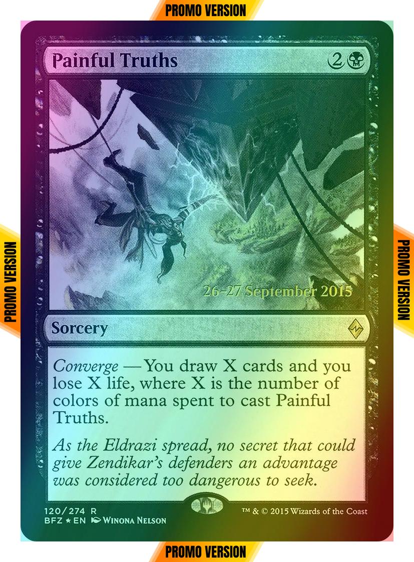 Painful Truths [120s] [Battle for Zendikar Promos] [Foil]