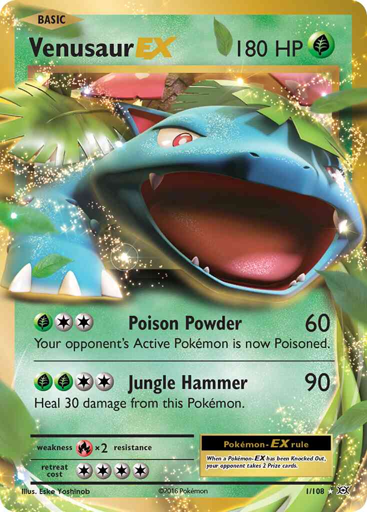 Venusaur-EX - 1/108 - Rare Holo EX [xy12-1] [Ultra]