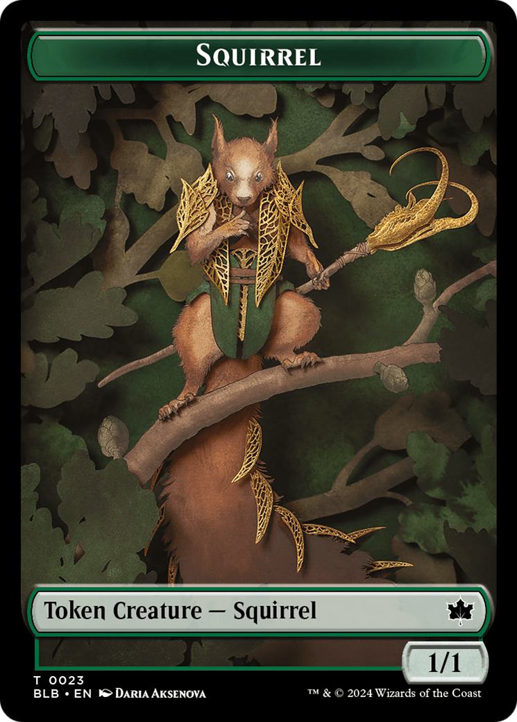 Food Token (27) // Squirrel Token (23) [Bloomburrow: Tokens] [Non-Foil]