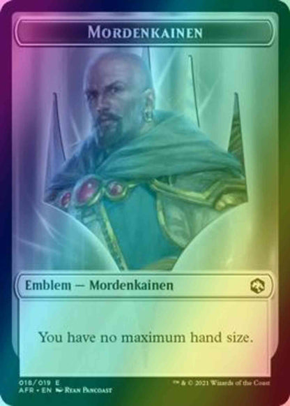 Mordenkainen Emblem (18) // Treasure Token (15) [Adventures in the Forgotten Realms: Tokens] [Foil]