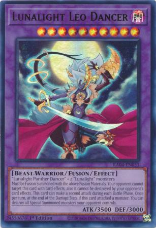 Lunalight Leo Dancer - RA04-EN053 - Ultra Rare - 1st Edition