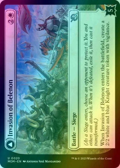 Invasion of Belenon // Belenon War Anthem [20] [March of the Machine] [Foil]