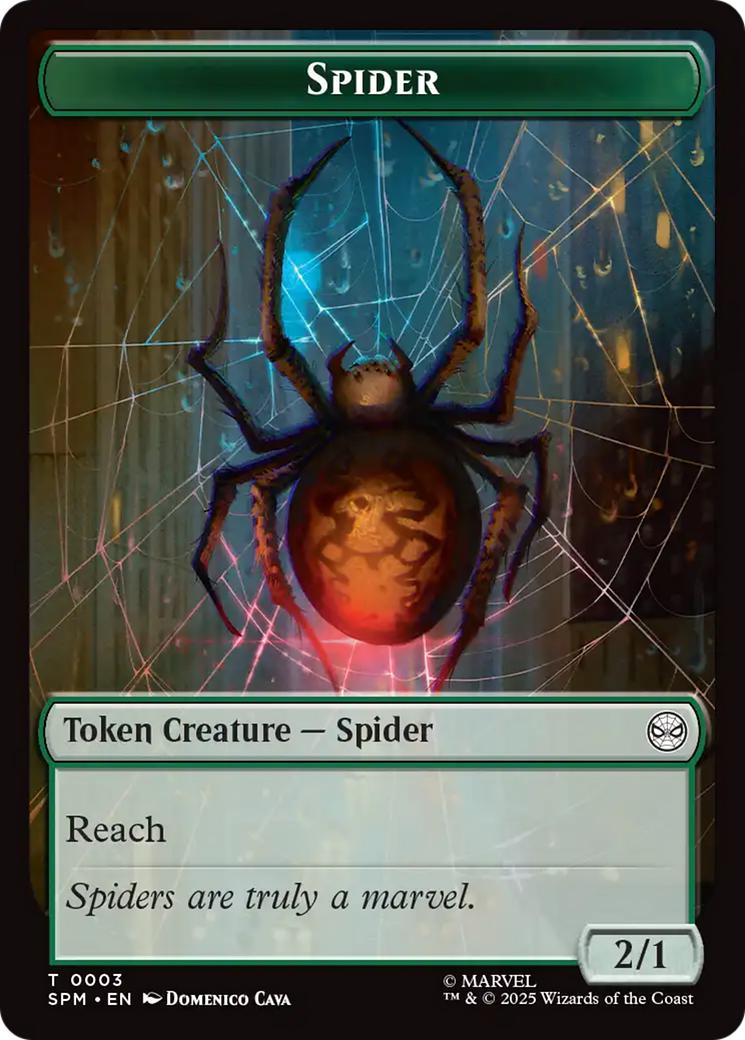 Food Token (05) // Spider Token (03) [Marvel's Spider-Man: Tokens] [Non-Foil]