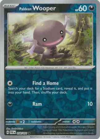 Paldean Wooper - 058/091 - Common [sv045-058] [Reverse Holo]
