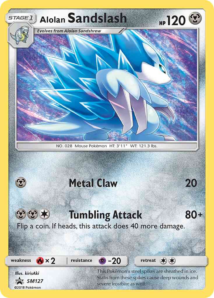 Alolan Sandslash - SM127 - Promo [smp-SM127] [Holo]