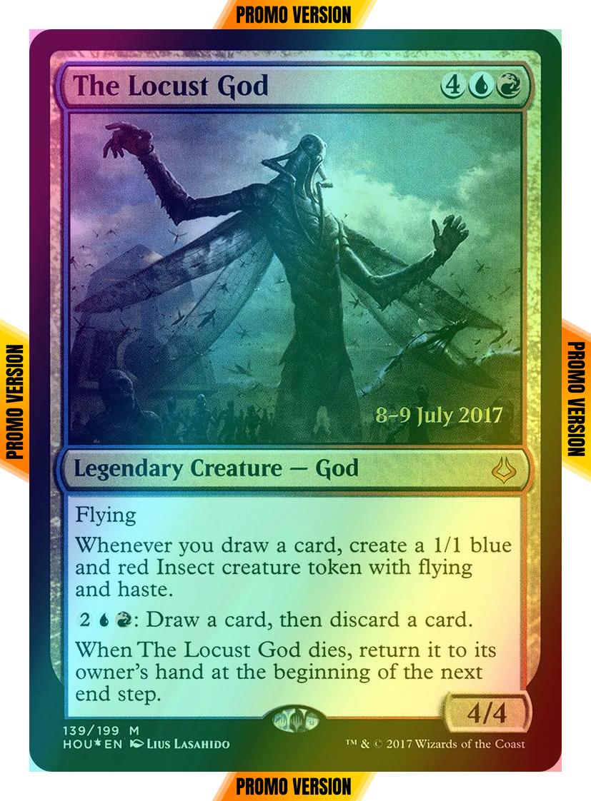 The Locust God [139s] [Hour of Devastation Promos] [Foil]