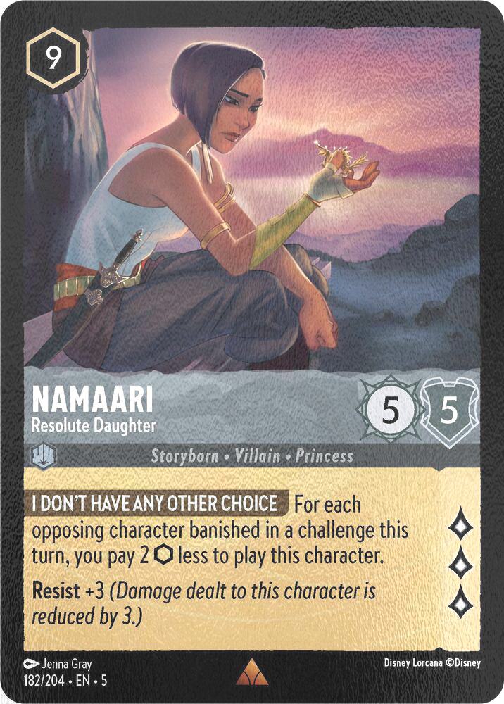 Namaari - Resolute Daughter - 182/204 [Shimmering Skies] [Cold Foil]