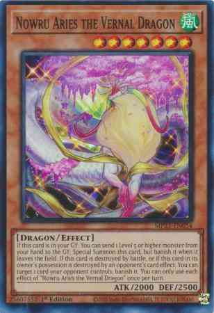 Nowru Aries the Vernal Dragon - MP23-EN054 - Super Rare - 1st Edition