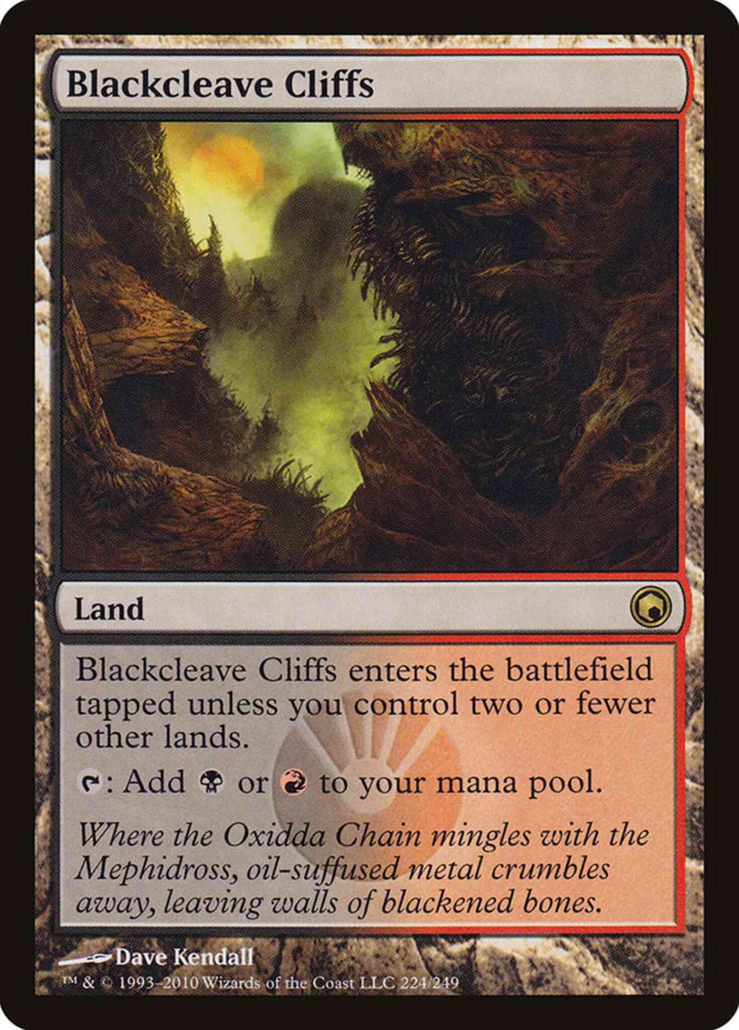 Blackcleave Cliffs [224] [Scars Of Mirrodin] [Non-Foil]