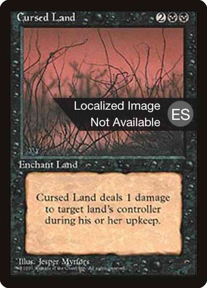 Cursed Land - Chinese [127] [Fourth Edition Black Border: Chinese] [Non-Foil]