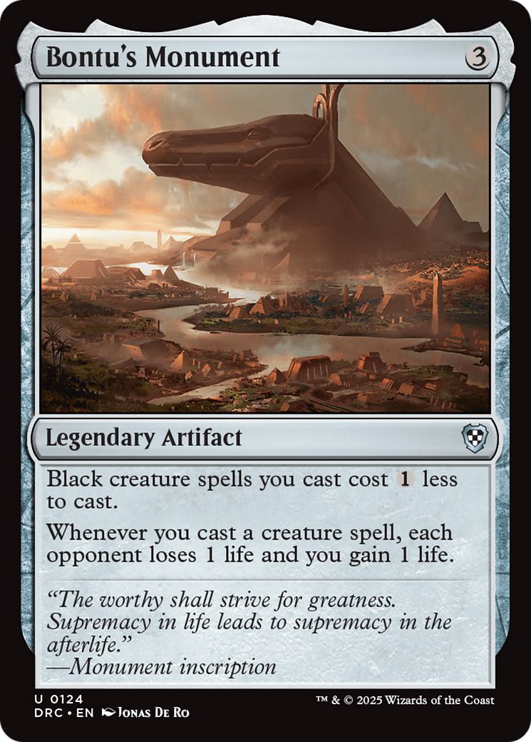 Bontu's Monument [124] [Aetherdrift: Commander] [Non-Foil]