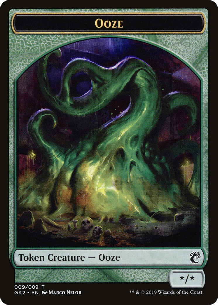 Frog Lizard Token (06) // Ooze Token (09) [RNA Guild Kit Tokens] [Non-Foil]
