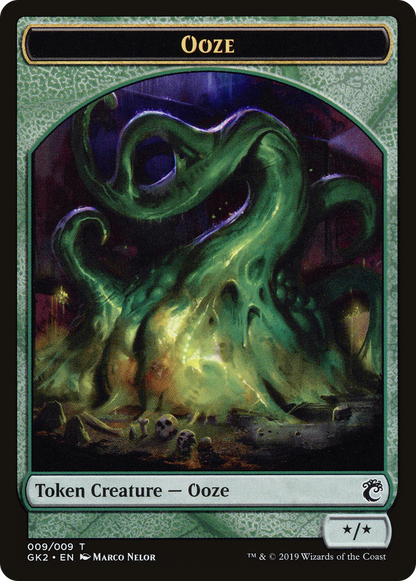 Frog Lizard Token (06) // Ooze Token (09) [RNA Guild Kit Tokens] [Non-Foil]