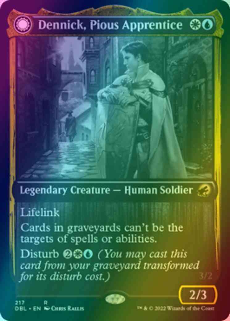 Dennick, Pious Apprentice // Dennick, Pious Apparition [217] [Innistrad: Double Feature] [Foil]