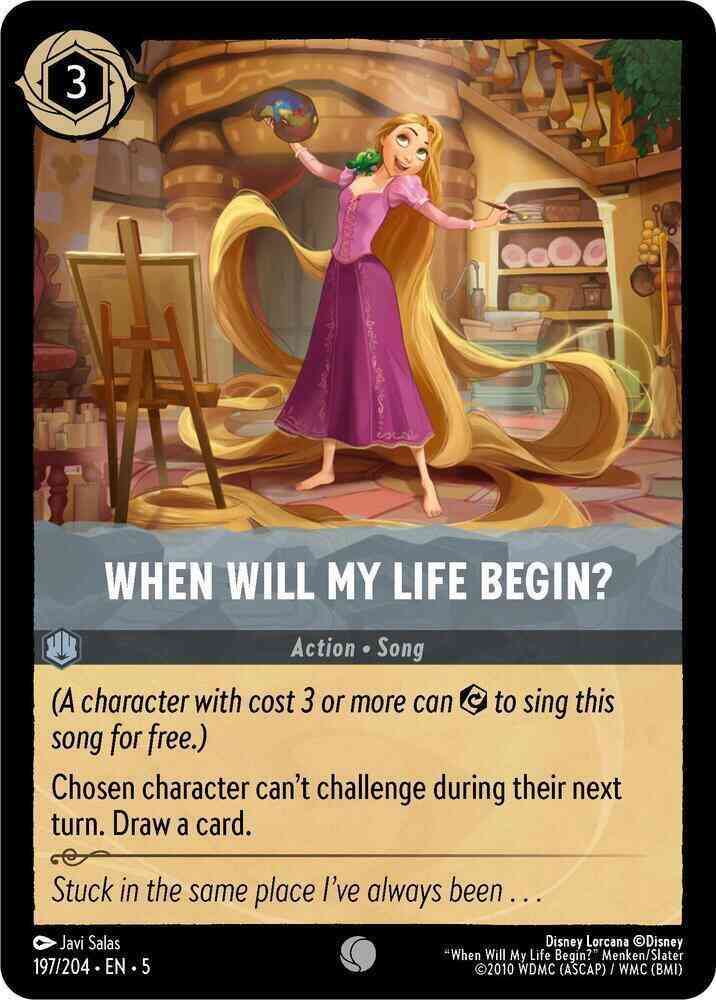When Will My Life Begin? - 197/204 [Shimmering Skies] [Non-Foil]