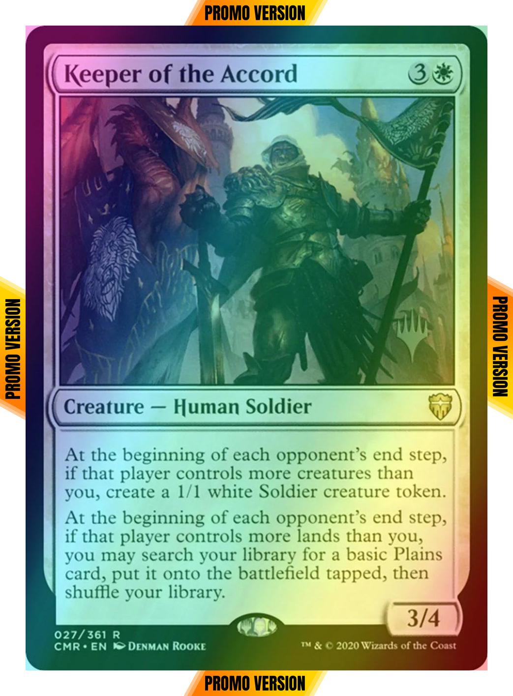 Keeper of the Accord [27p] [Promo Pack] [Commander Legends: Promos] [Foil]