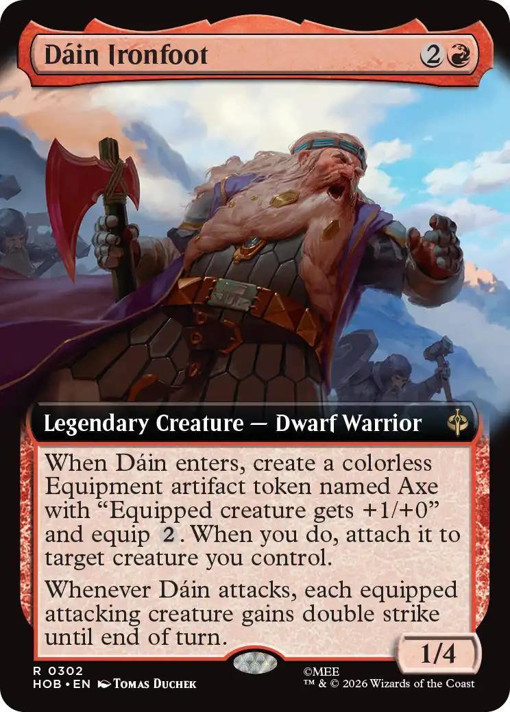 Dáin Ironfoot [302] [Extended Art] [The Hobbit] [Non-Foil]