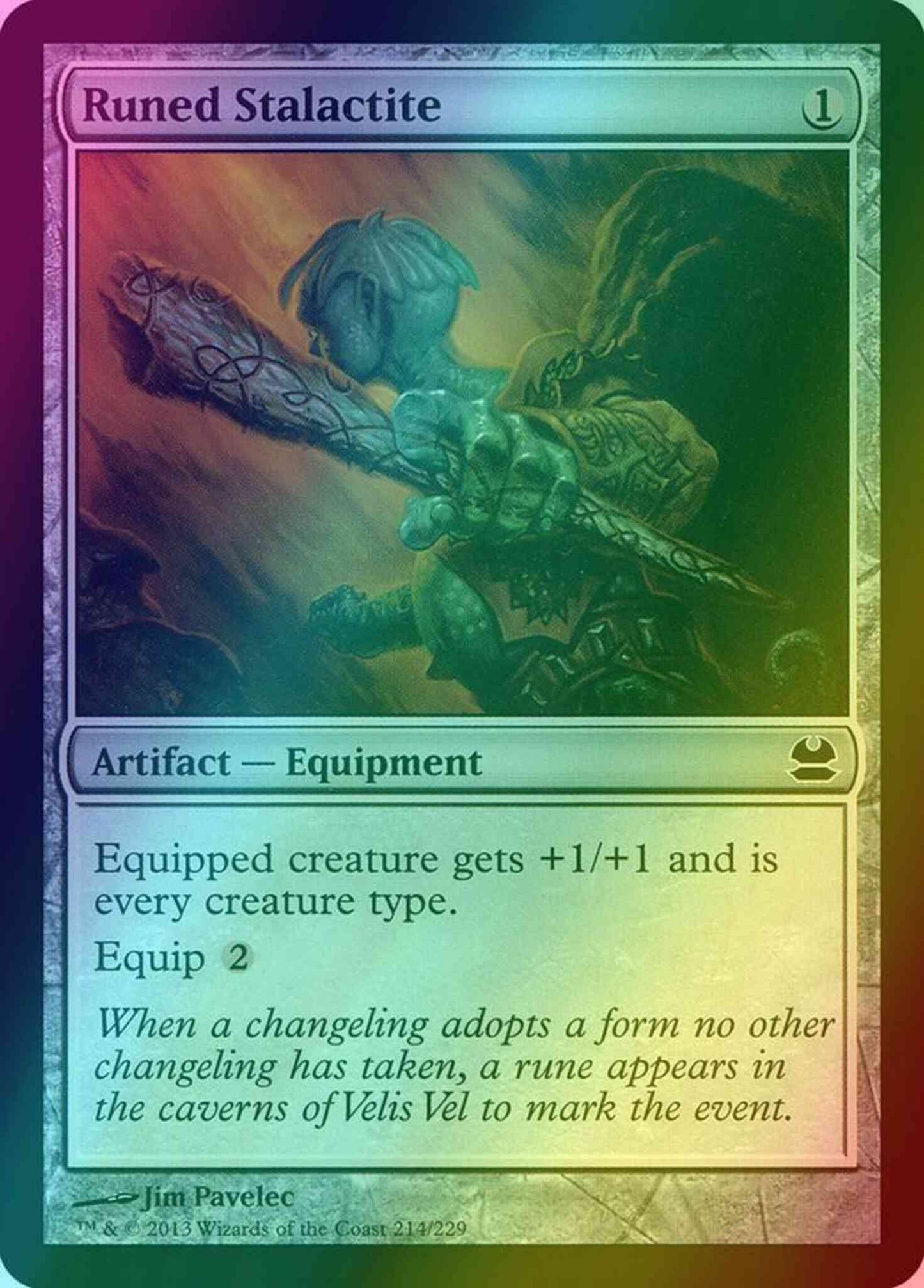 Runed Stalactite [214] [Modern Masters] [Foil]