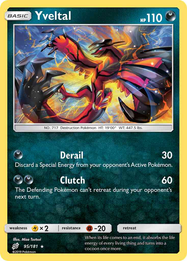 Yveltal - 95/181 - Rare Holo [sm9-95] [Holo]