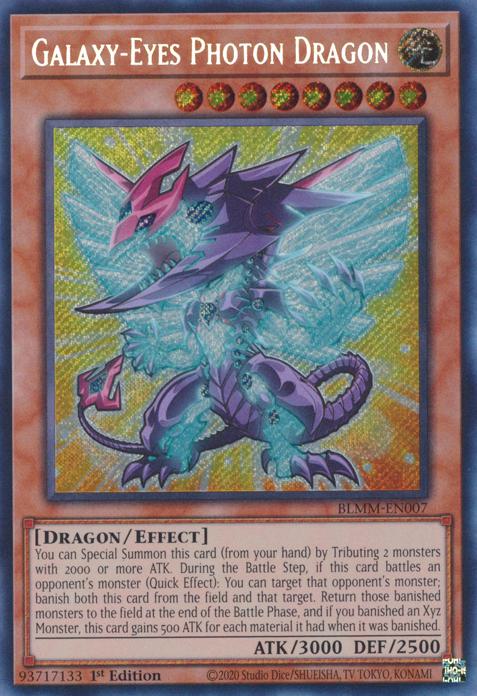 Galaxy-Eyes Photon Dragon - BLMM-EN007 - Secret Rare - 1st Edition