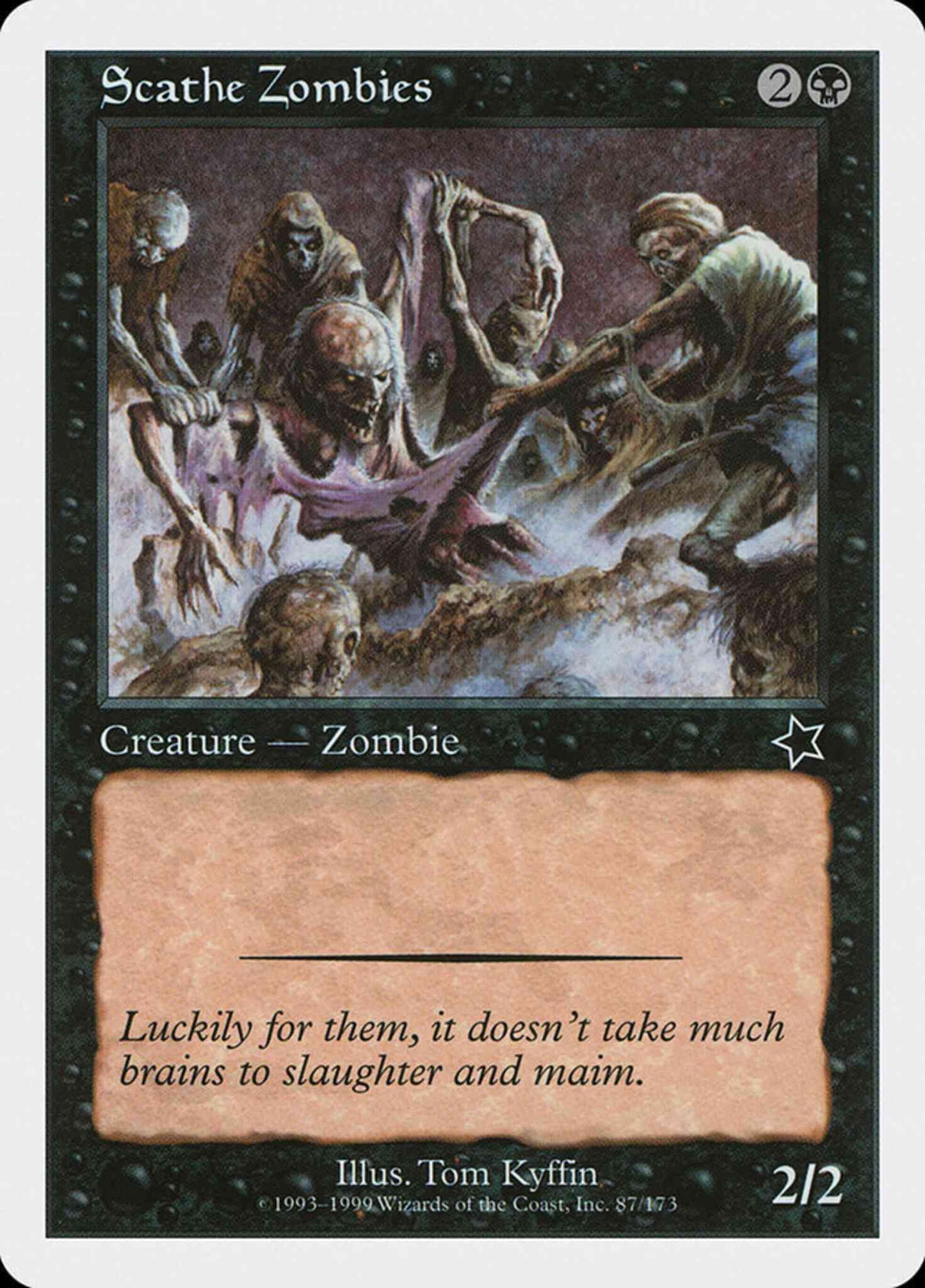 Scathe Zombies [87] [Starter 1999] [Non-Foil]