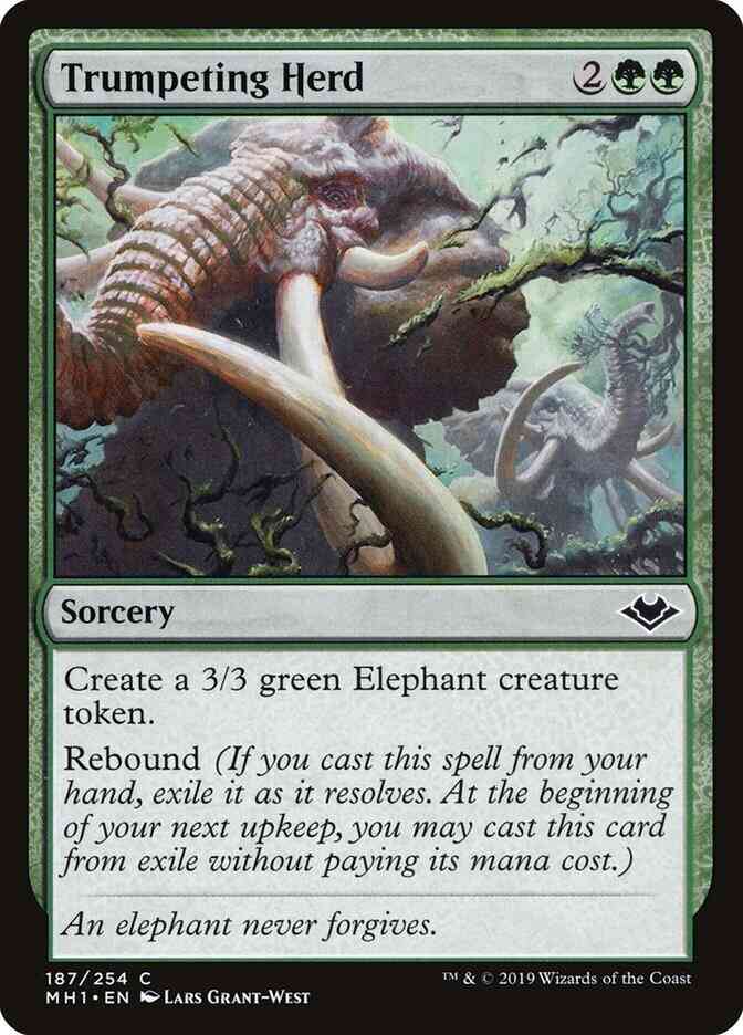 Trumpeting Herd [187] [Modern Horizons] [Non-Foil]