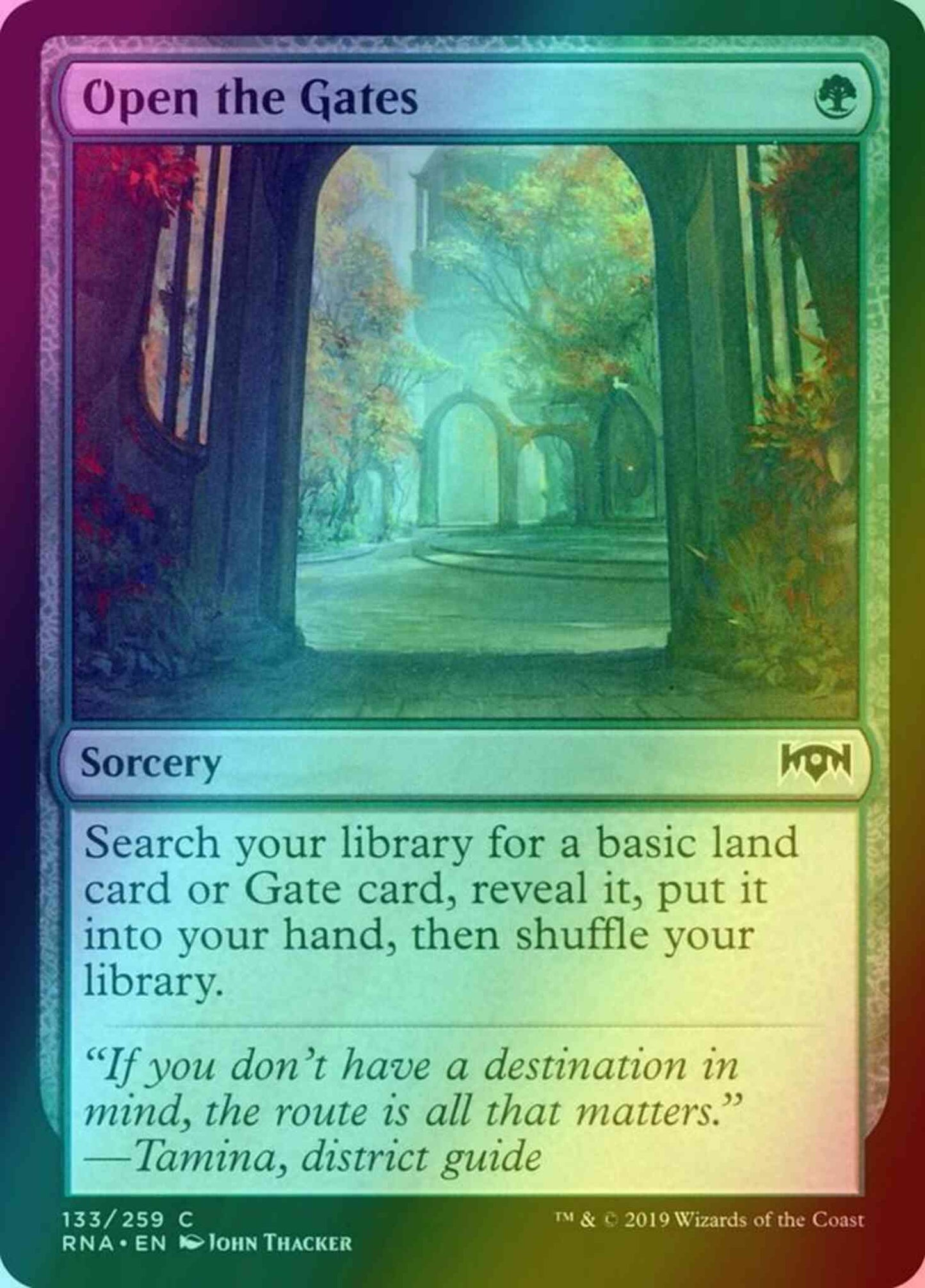 Open the Gates [133] [Ravnica Allegiance] [Foil]