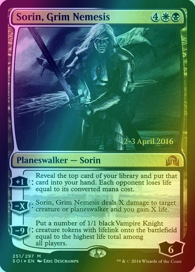 Sorin, Grim Nemesis [251s] [Shadows over Innistrad Promos] [Foil]